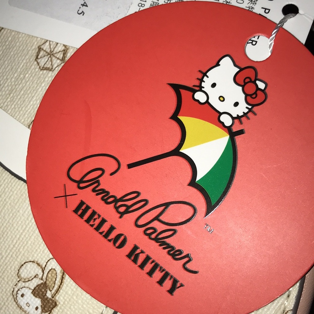 Arnold Palmer X Hello Kitty Alice Rabbit Bucket Crossbody Bag NEW - Picture 11 of 14